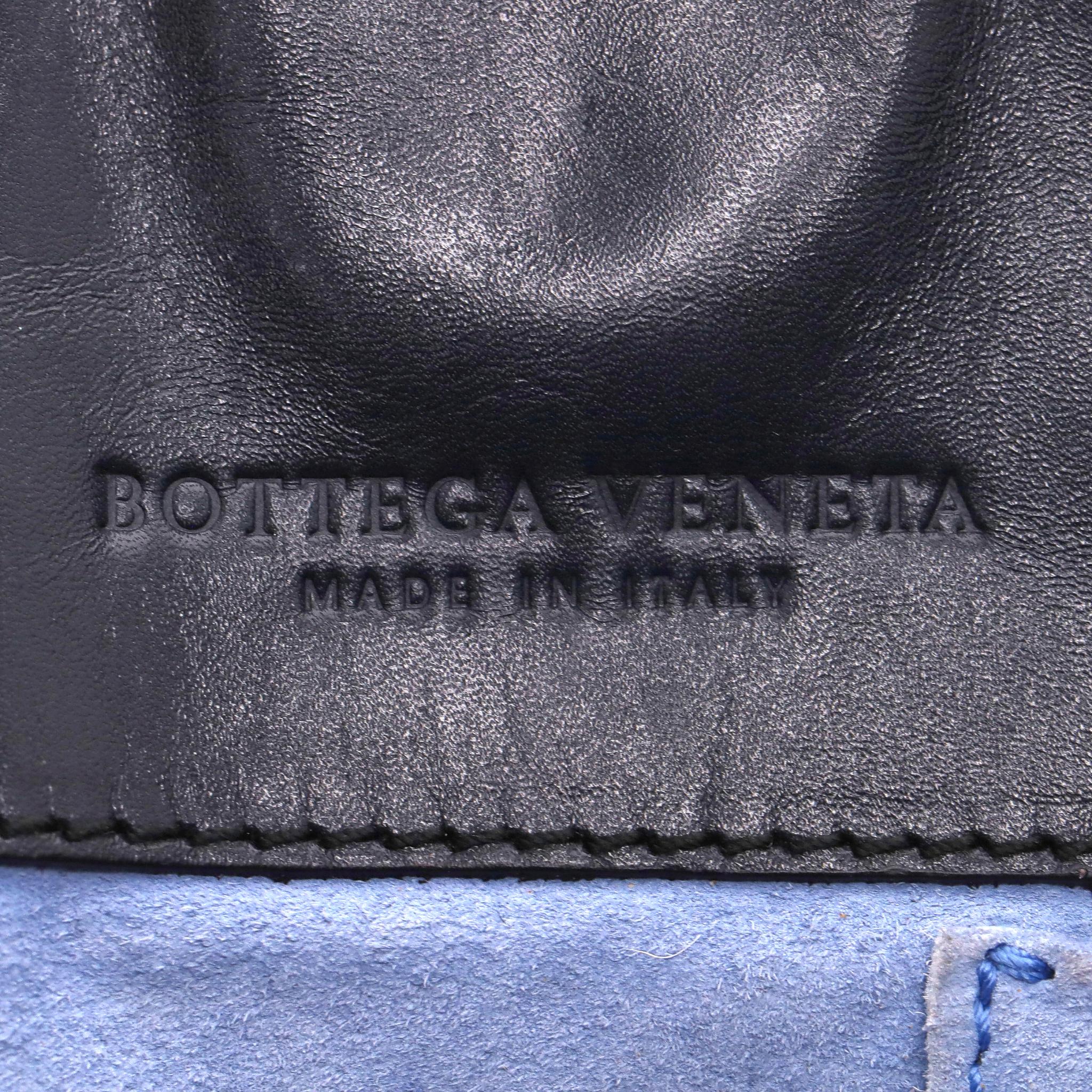 Bottega Veneta Metallic Intrecciato Leather Tote Bag For Sale 1