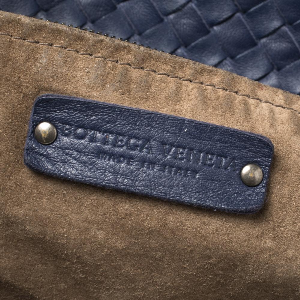 Bottega Veneta Midnight Blue Intrecciato Leather Large Cesta Tote 5