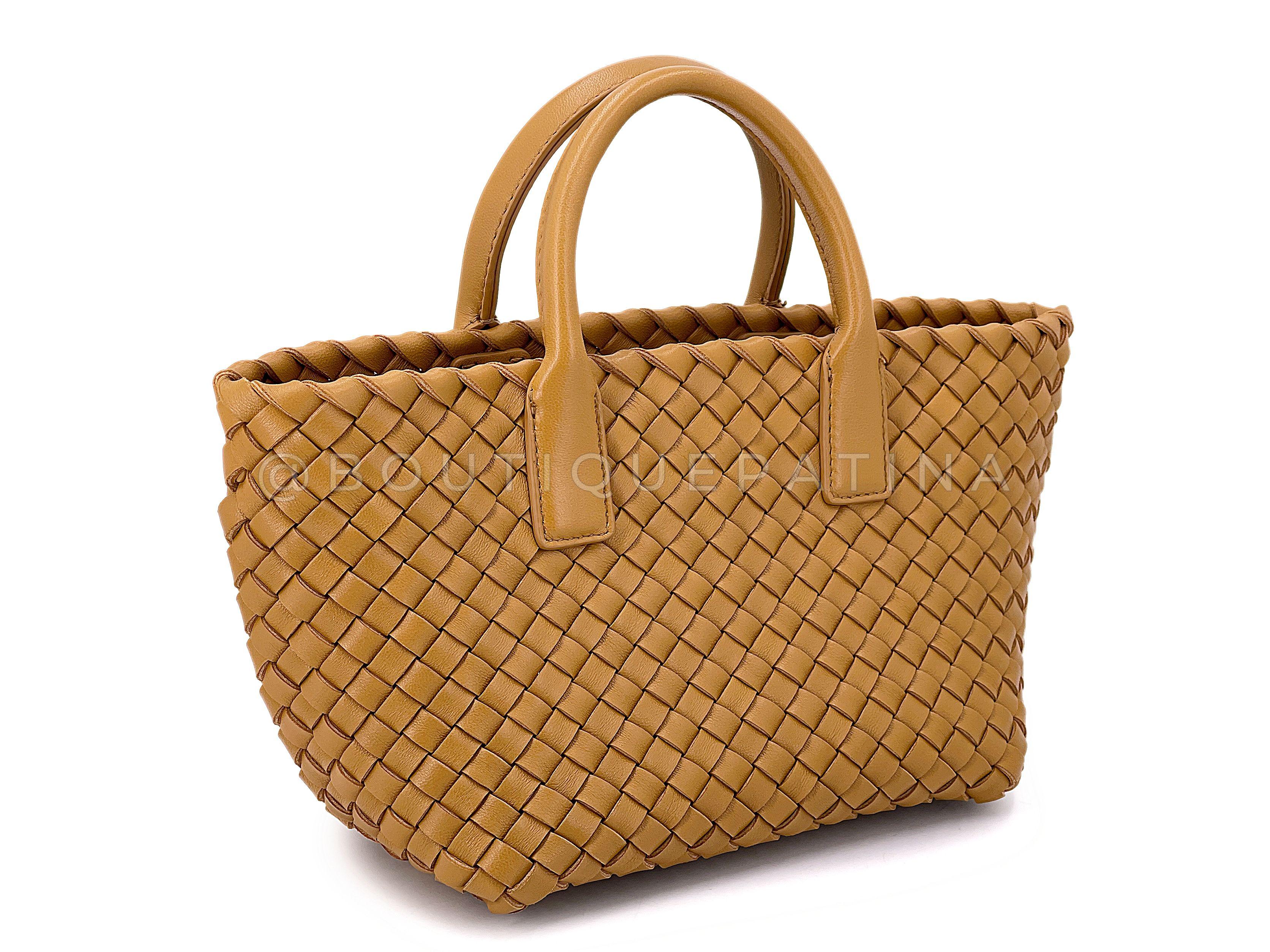 Bolso Tote Bottega Veneta Mini Cabat Crossbody 67920 Marrón en venta