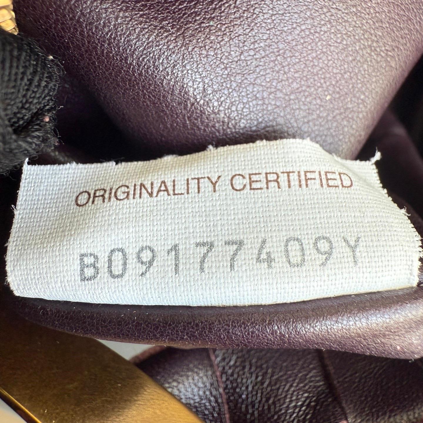 Bottega Veneta Mini Jodie Embrague de Piel Intrecciato Vino Borgoña Oscuro en venta 14