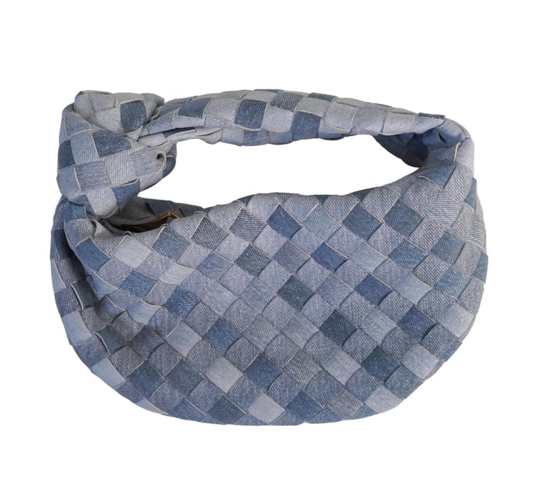 Bottega Veneta Mini Jodie Nappa Denim Effect Intrecciato For
