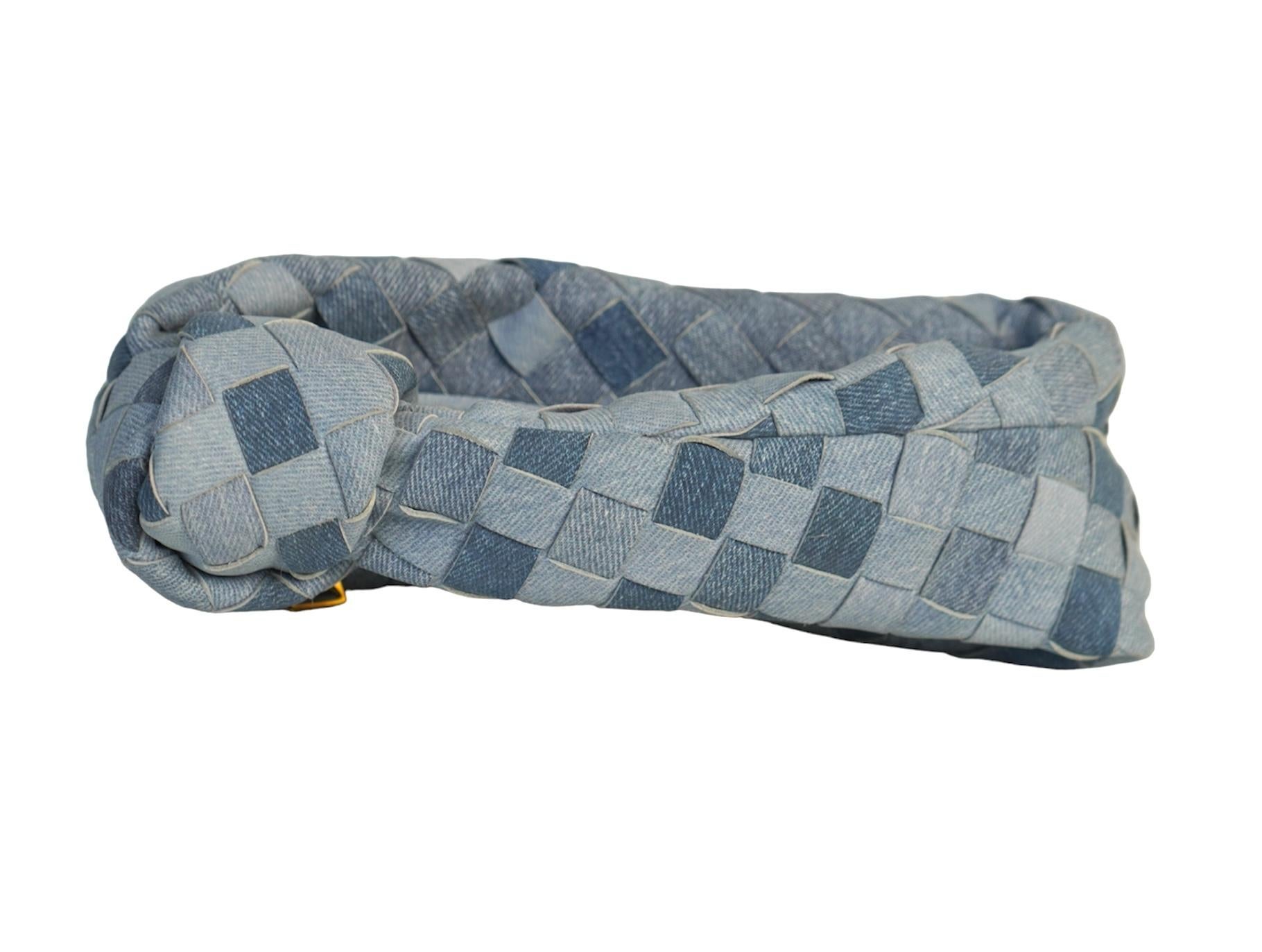 Bottega Veneta Mini JODI Nappa Denim Effect Intrecciato en vente 2