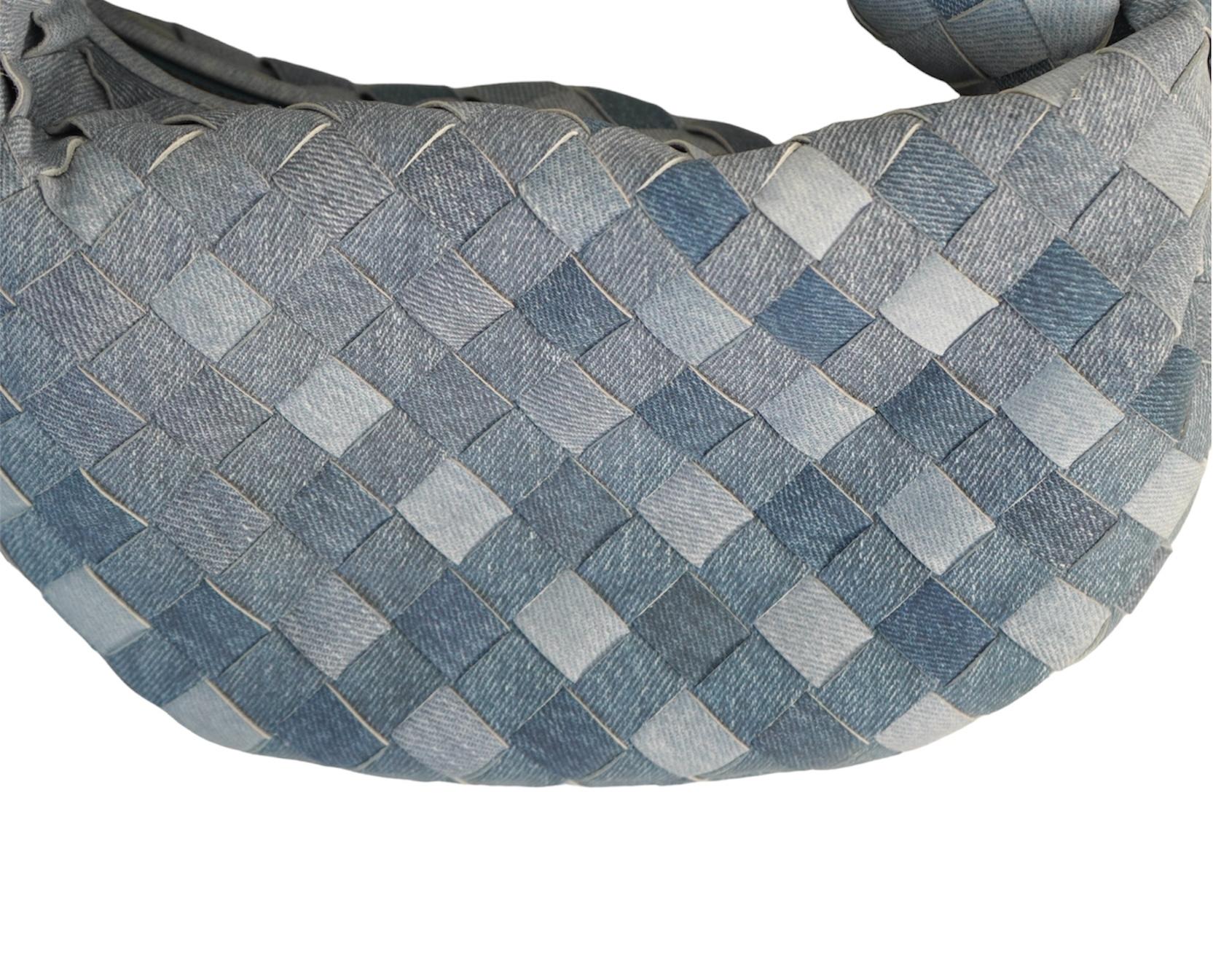 Bottega Veneta Mini JODI Nappa Denim Effect Intrecciato en vente 3