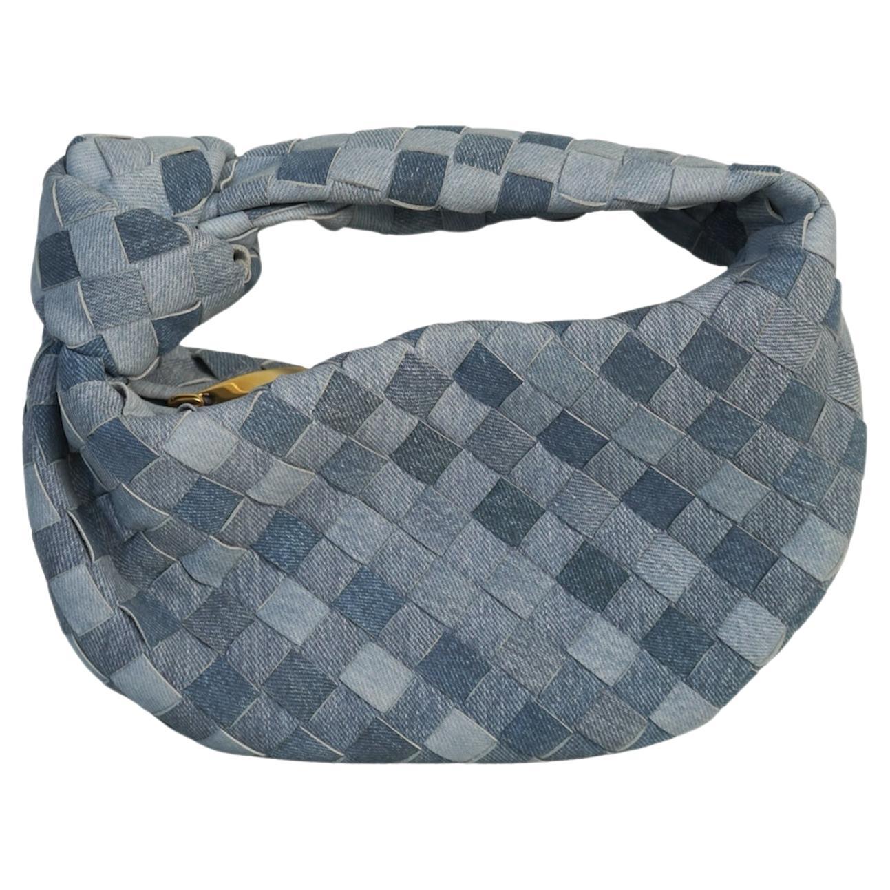 Bottega Veneta Mini JODI Nappa Denim Effect Intrecciato en vente