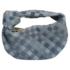 Bottega Veneta Mini Jodie Nappa Denim Effect Intrecciato