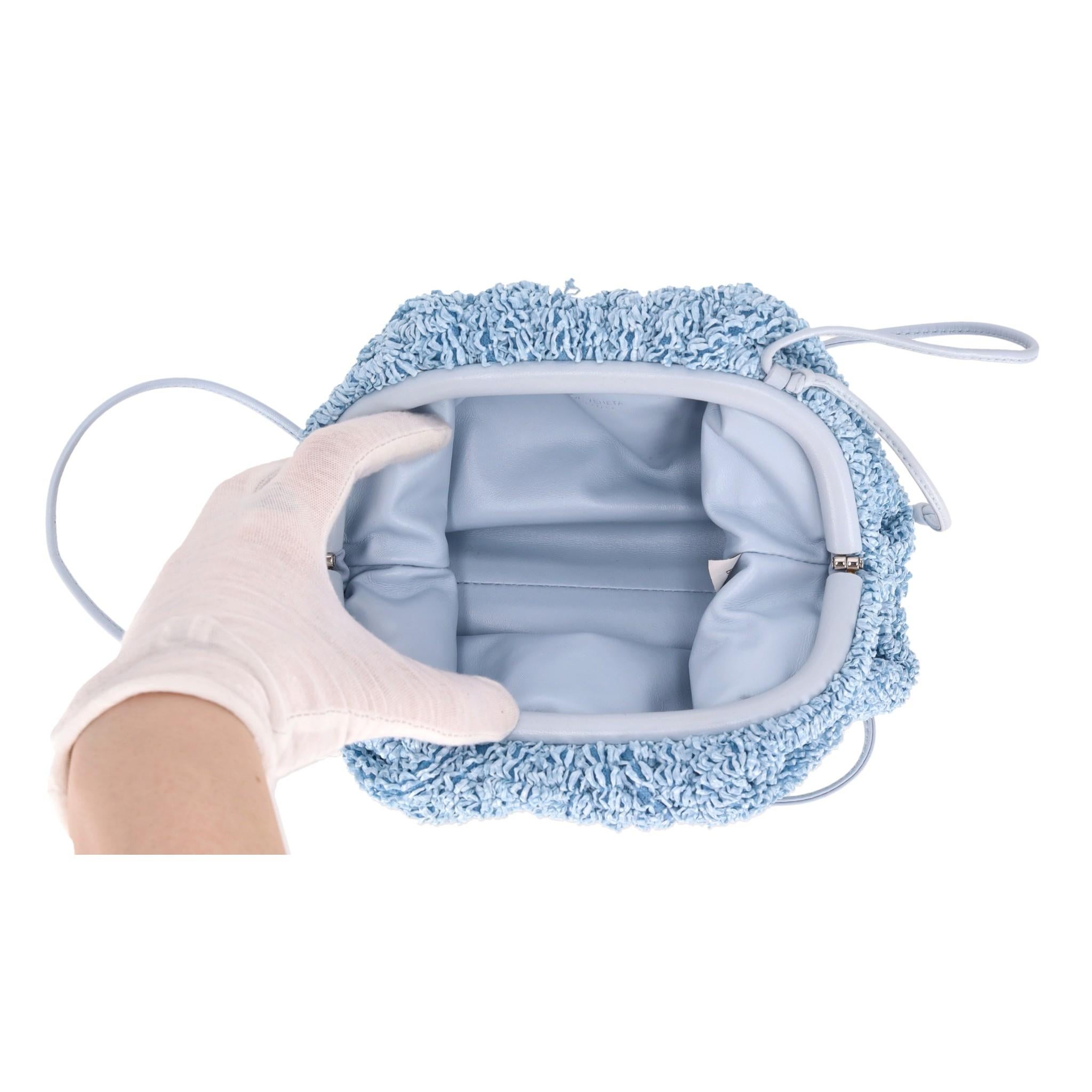Bottega Veneta Mini Raffia Pouch Clutch Bag 2