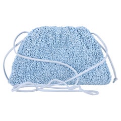 Bottega Veneta Mini Raffia Pouch Clutch Bag