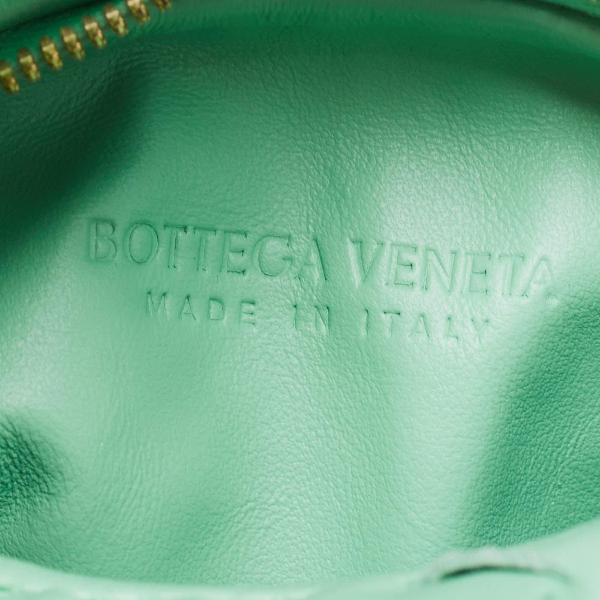 Bottega Veneta Mint Green Intrecciato Leather Candy Jodie Bag 4