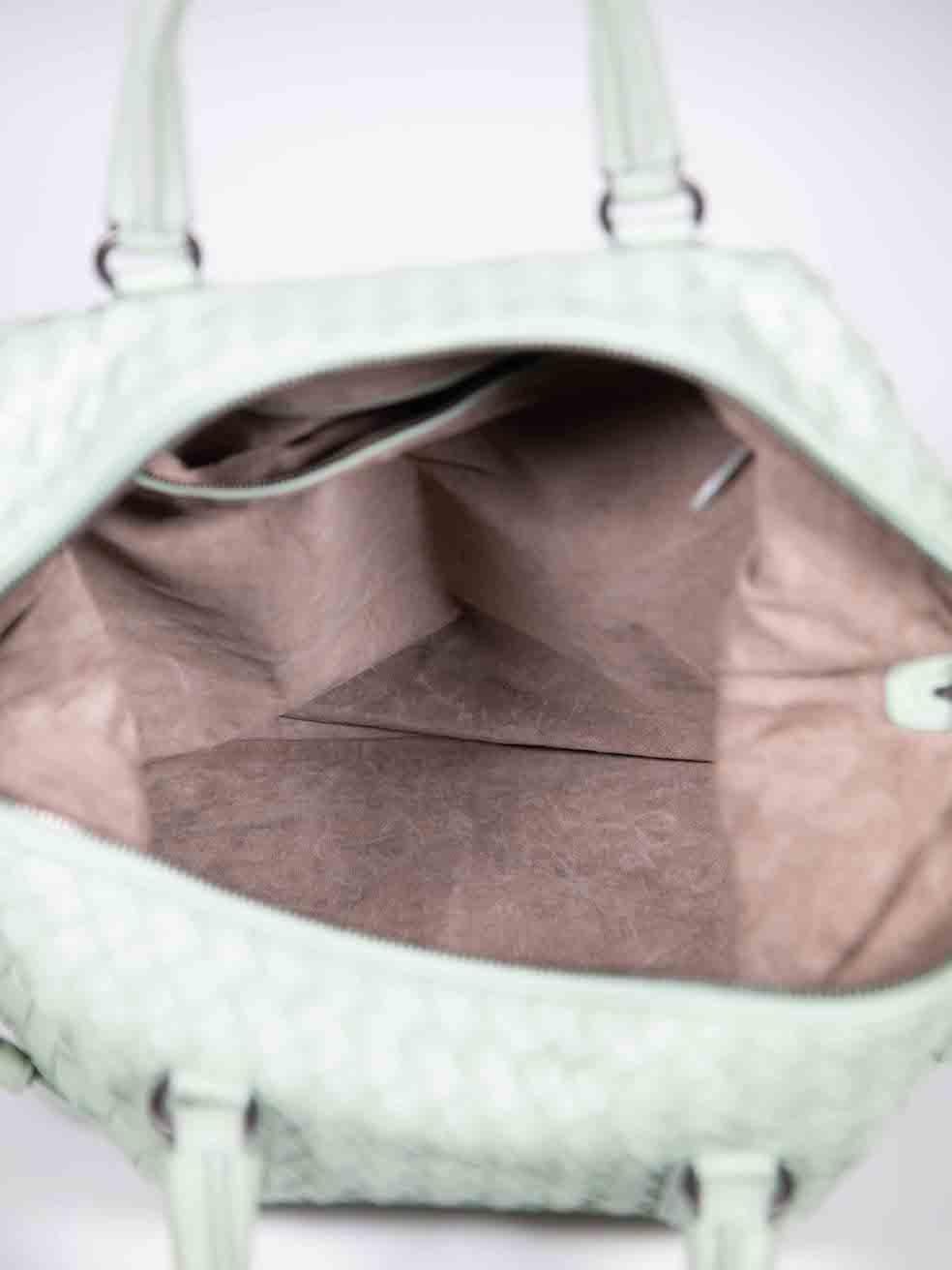 Bottega Veneta Mint Nappa Intrecciato Convertible Tote 2