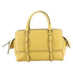 Bottega Veneta Monaco Handbag Nappa Leather With Intrecciato Detail Mediu