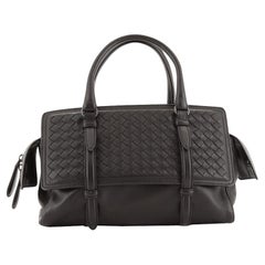 Bottega Veneta Monaco Handbag Nappa Leather With Intrecciato Detail Medium