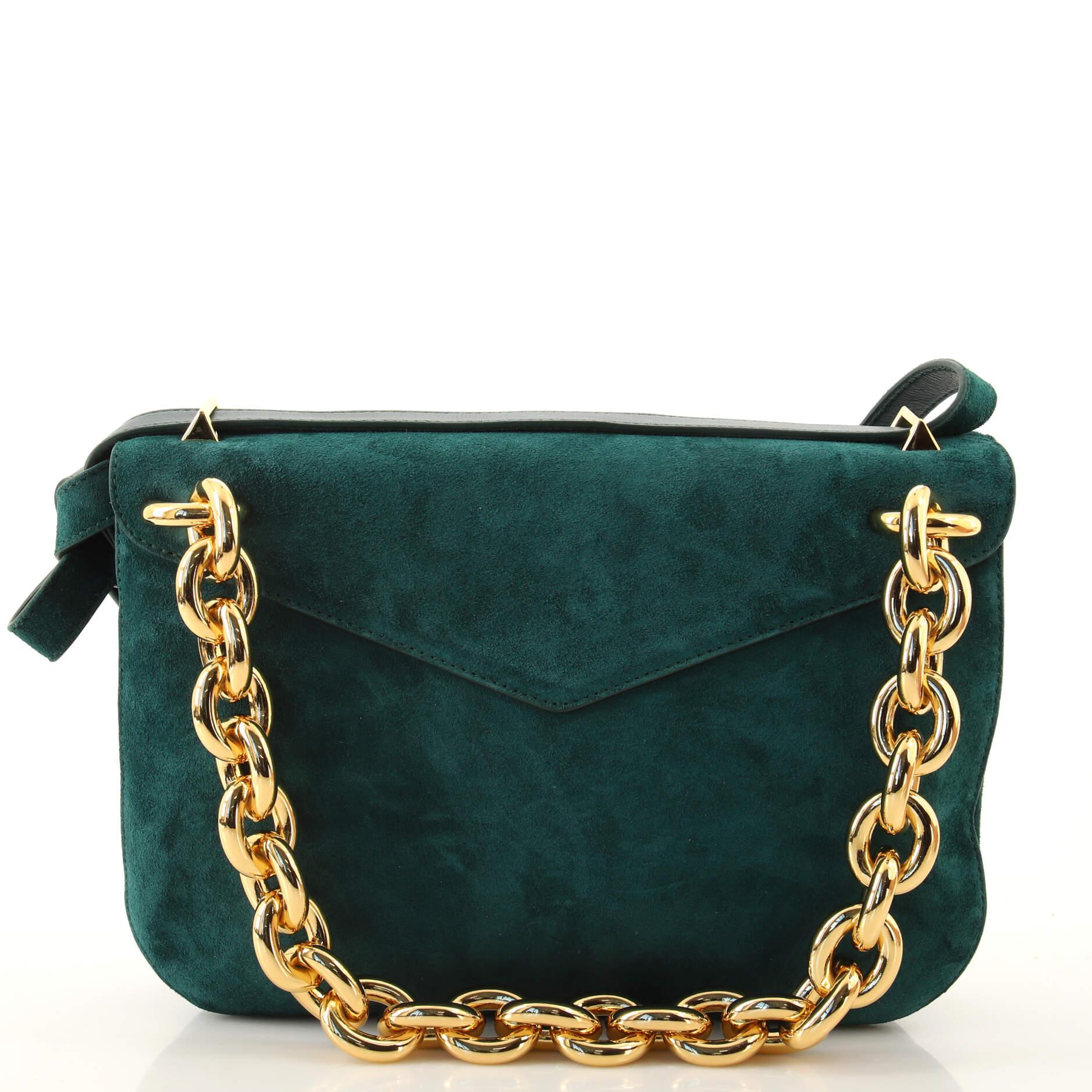 Women's Bottega Veneta Mount Shoulder Bag Suede Medium