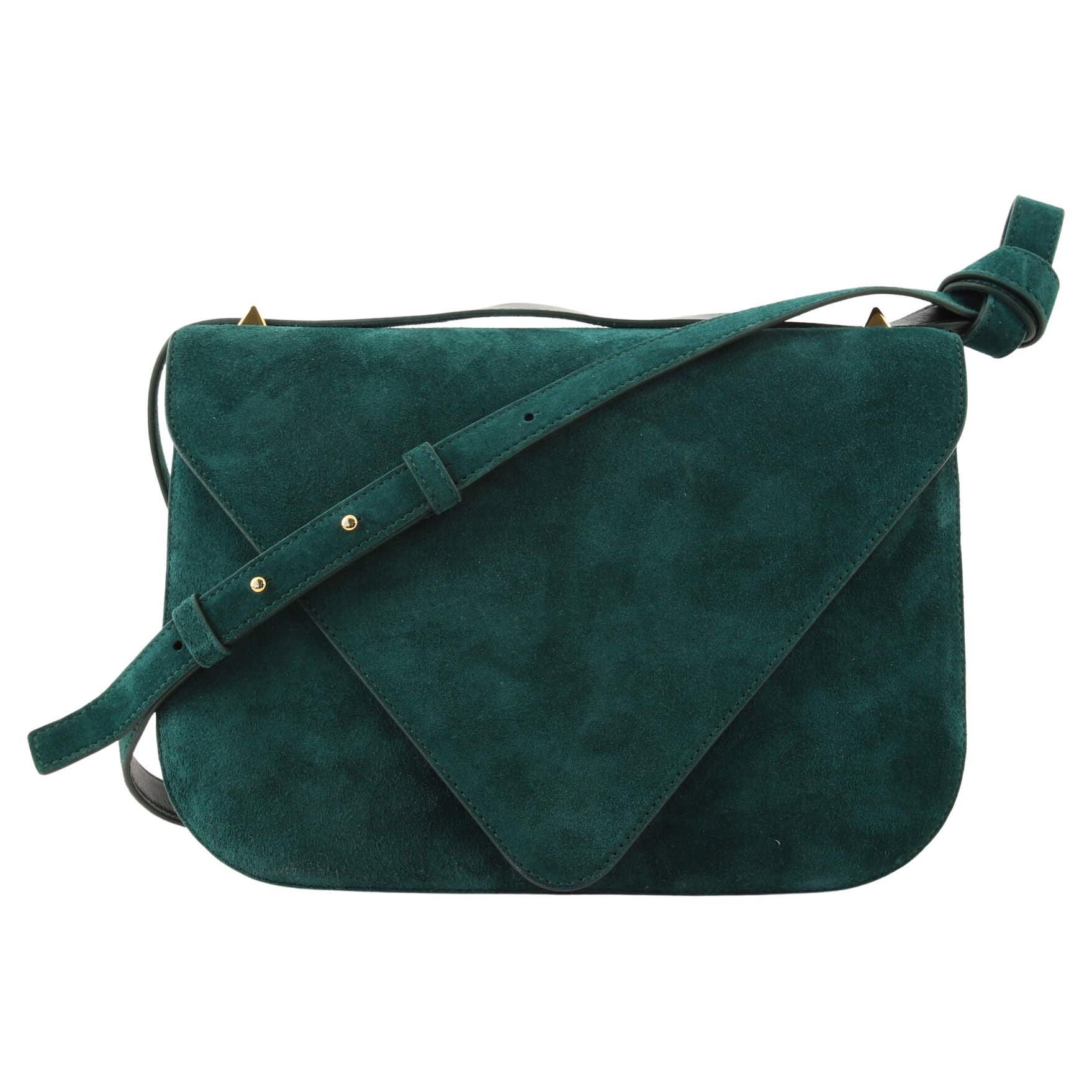 Bottega Veneta Mount Shoulder Bag Suede Medium