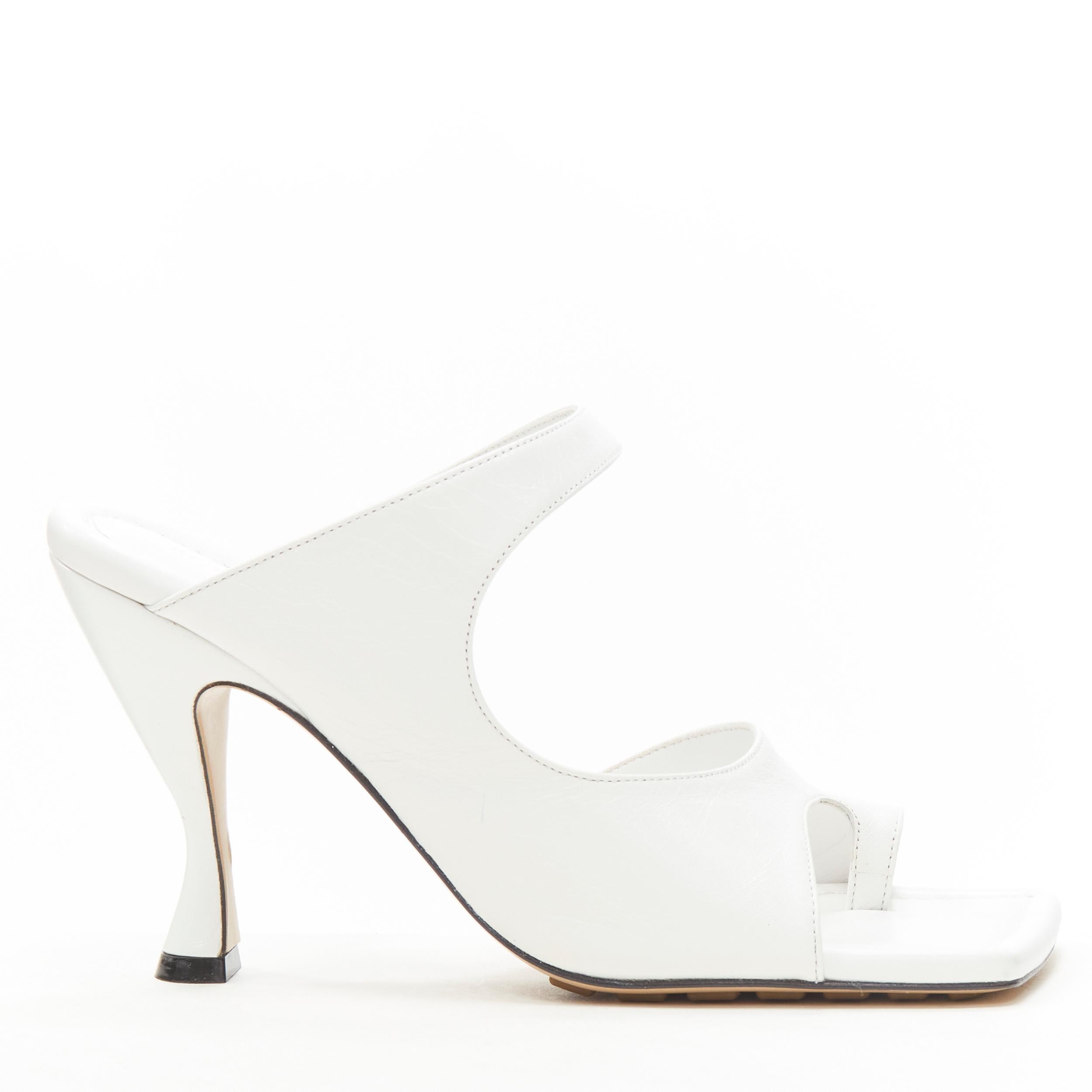 bottega heels white