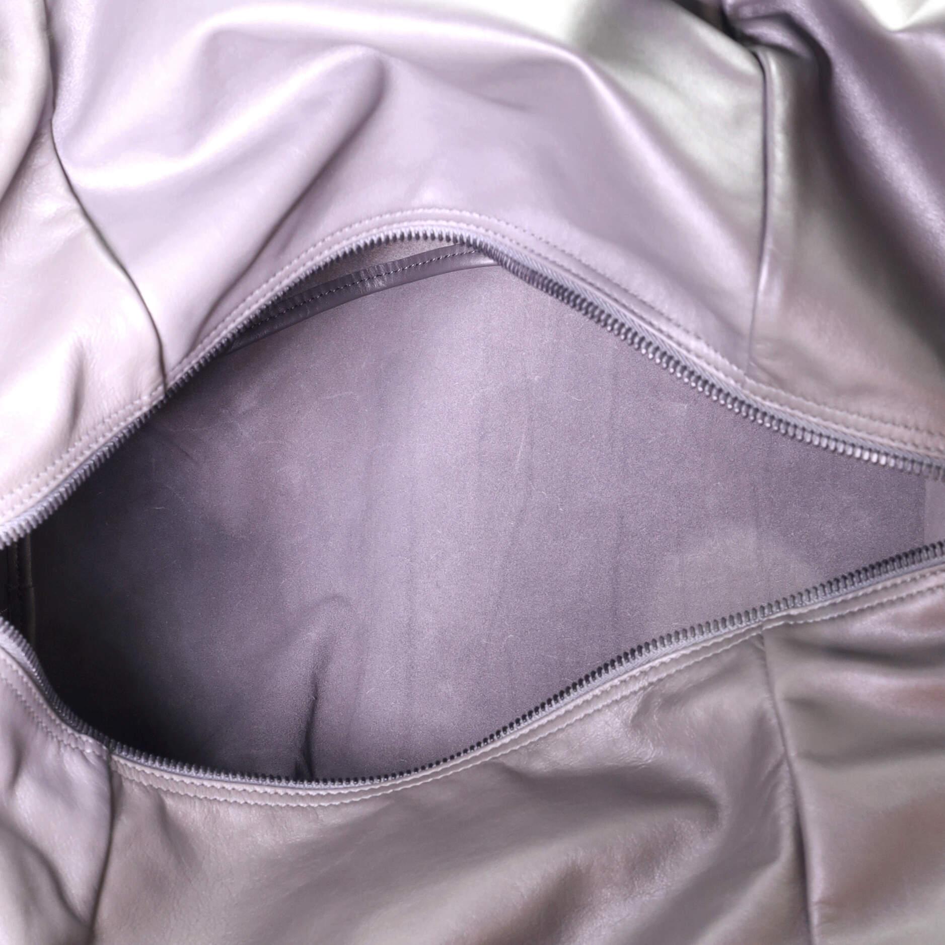 Bottega Veneta Multi Pocket Duffle Leather with Intrecciato Detail Large 1