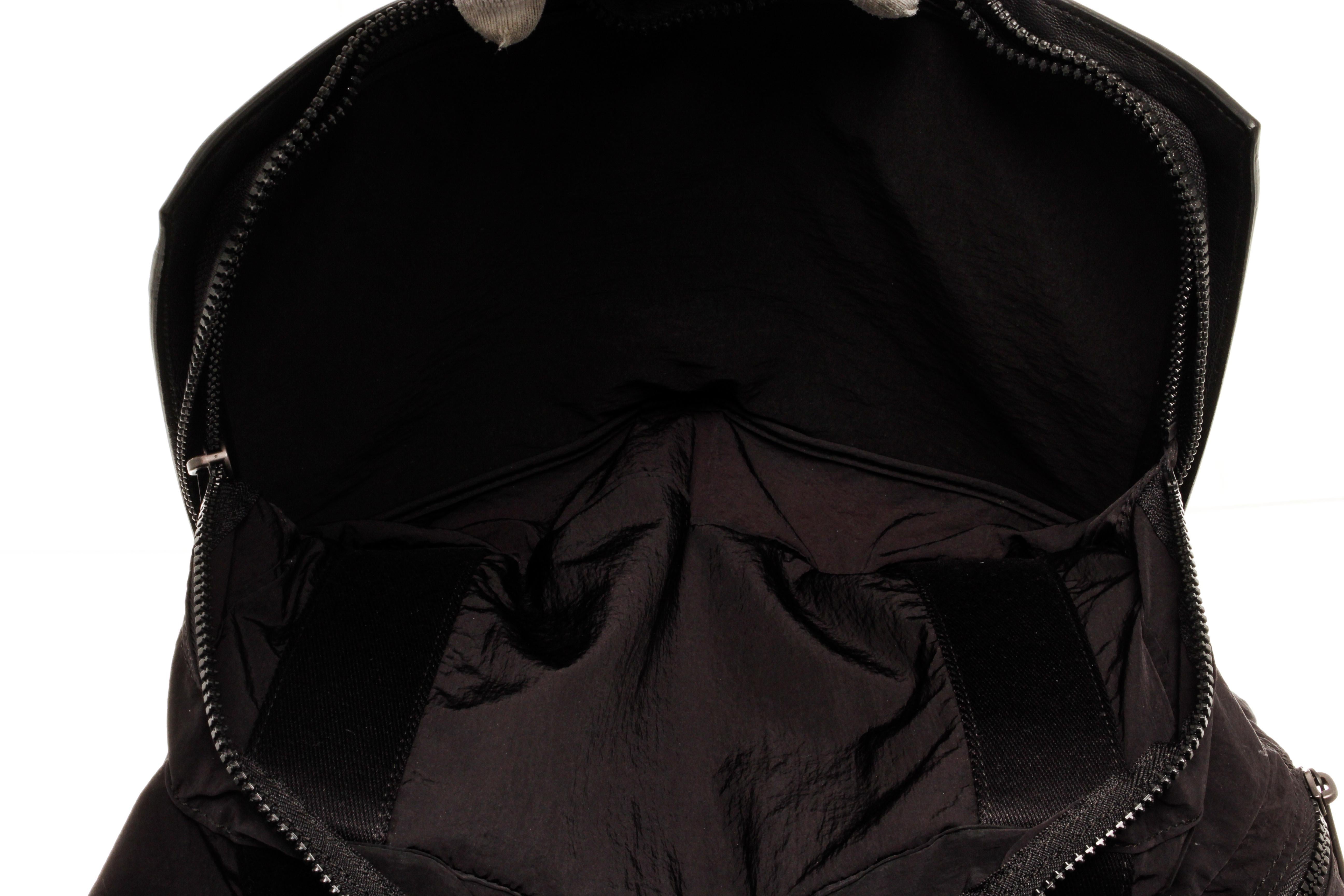 Women's or Men's Bottega Veneta Multi Pocket Duffle Nylon with Intrecciato Nappa Large