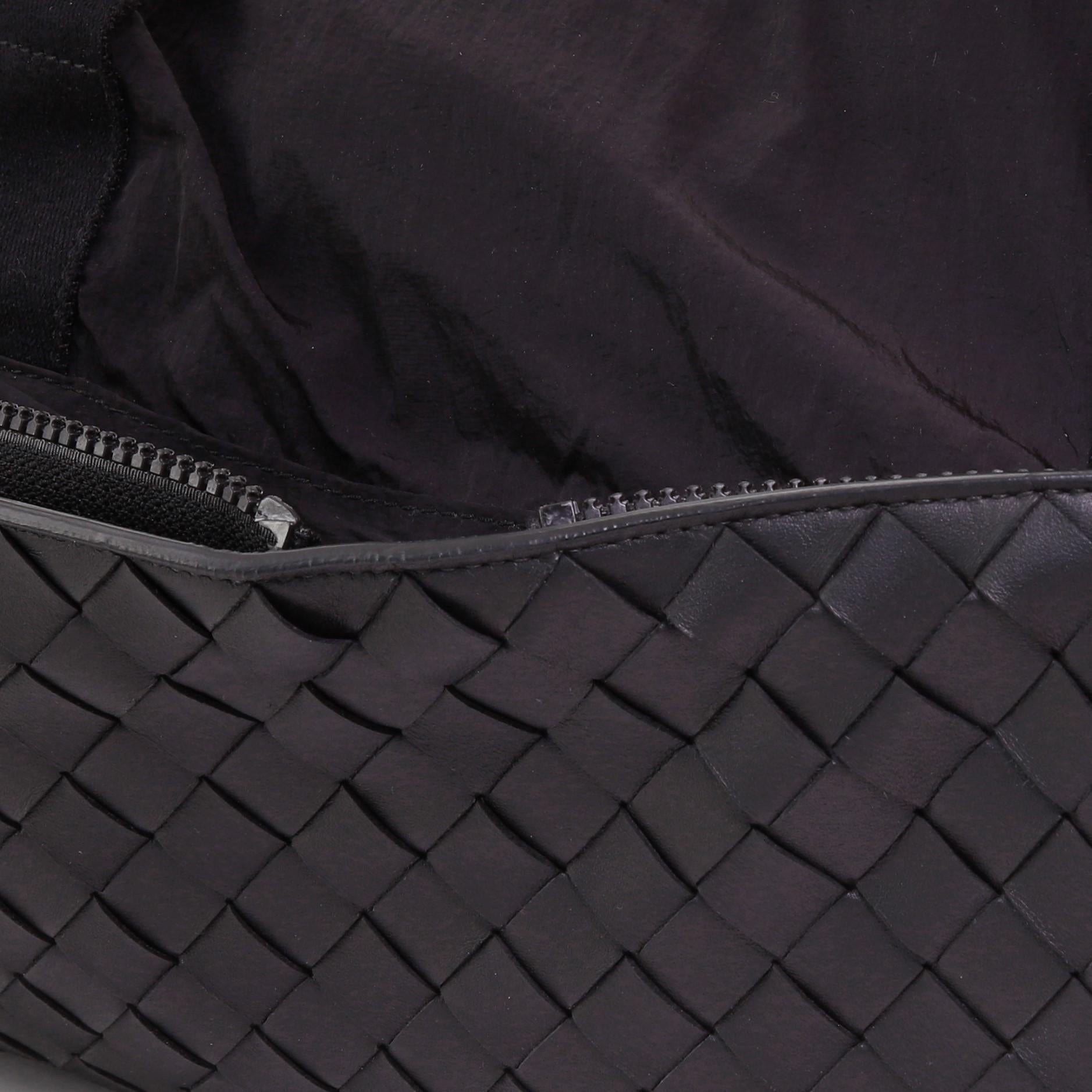 Bottega Veneta Multi Pocket Duffle Nylon with Intrecciato Nappa Large 3