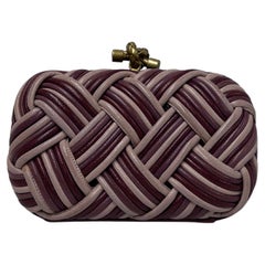 Bottega Veneta Multicolor Calabria Knot Clutch Bag