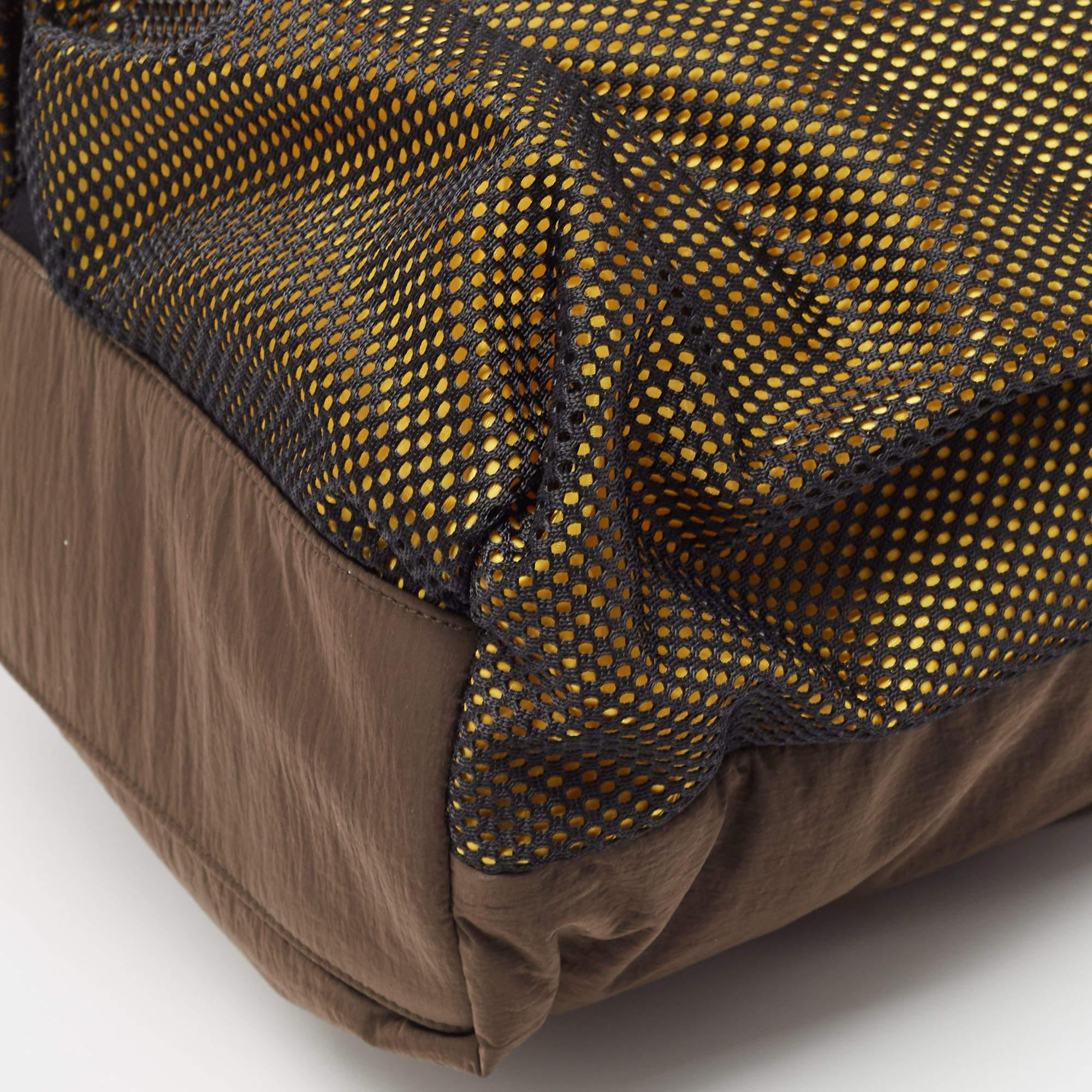 Bottega Veneta Multicolor Nylon Paper Touch Fold Over Tote 5