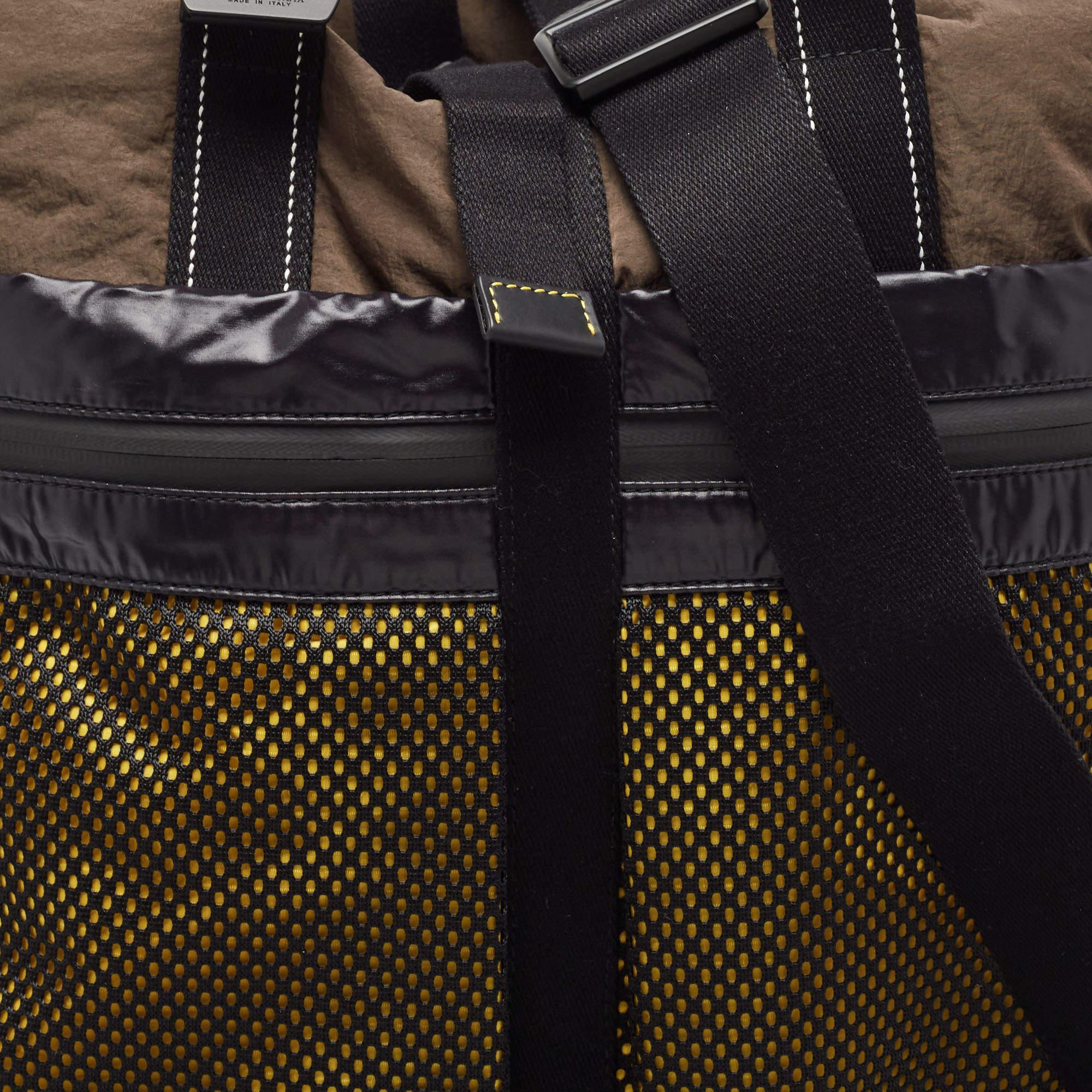 Bottega Veneta Multicolor Nylon Paper Touch Fold Over Tote 9