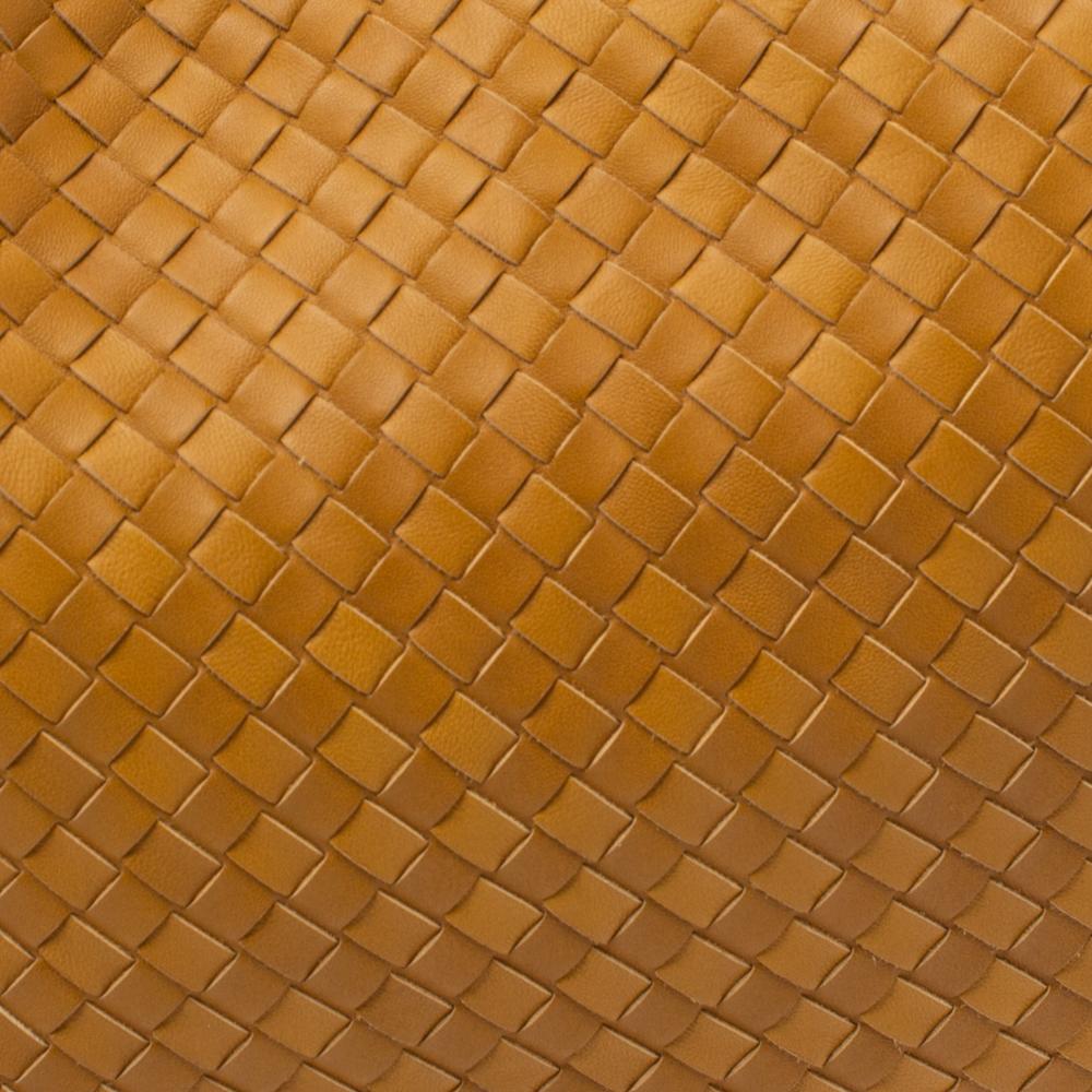 Bottega Veneta Senfgelbe Intrecciato Leder Sloane Hobo 5