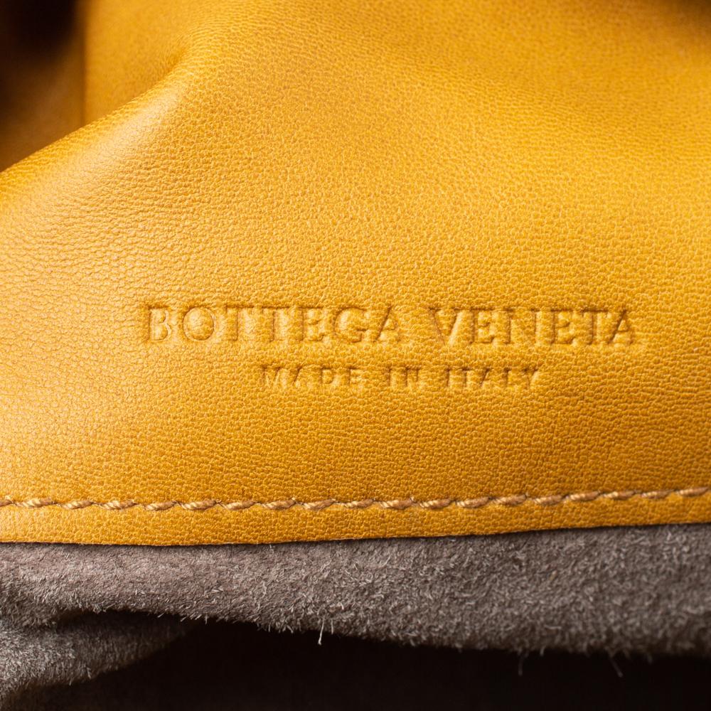 Bottega Veneta Senfgelbe Intrecciato Leder Sloane Hobo 2