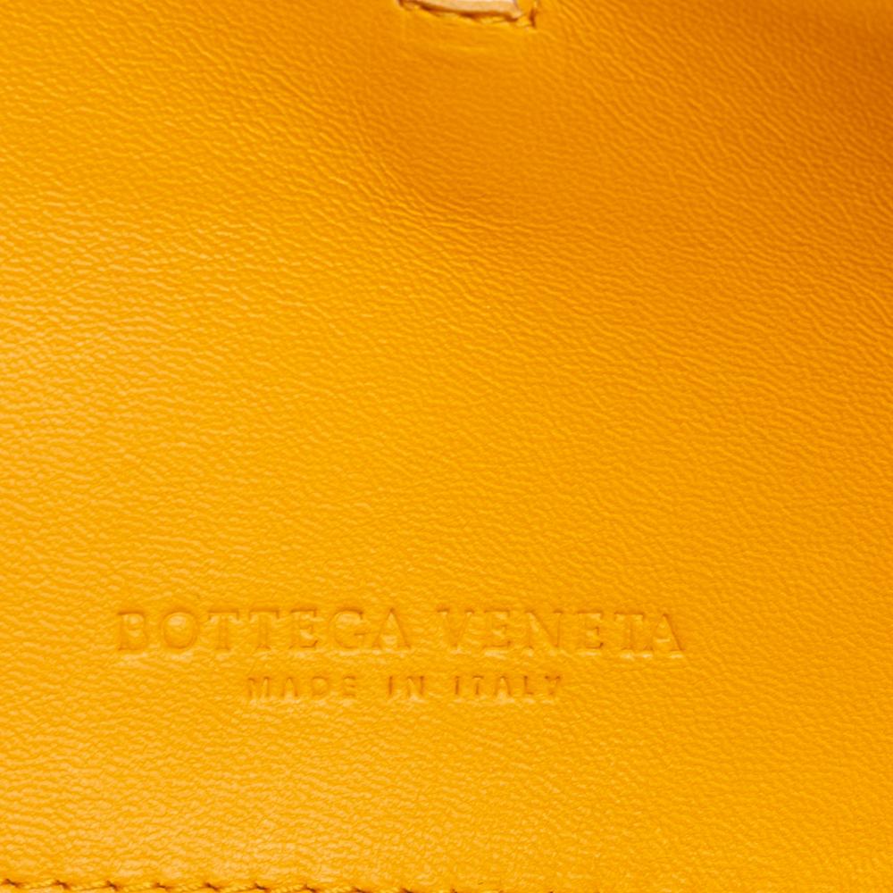 Bottega Veneta Mustard Intrecciato Leather Tote 6