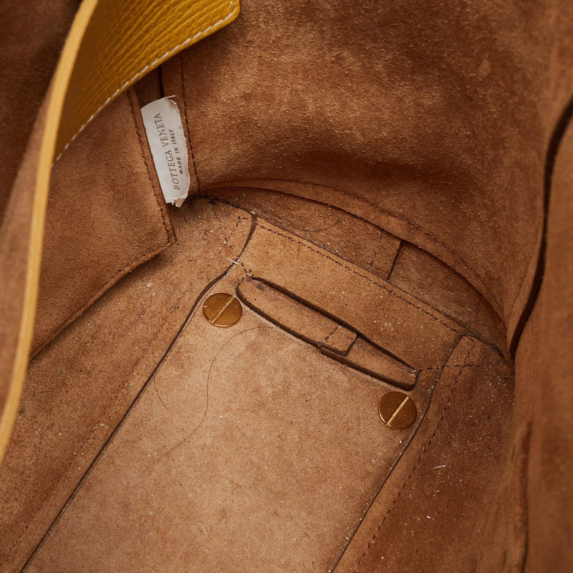 Bottega Veneta Mustard Leather Arco Tote 7
