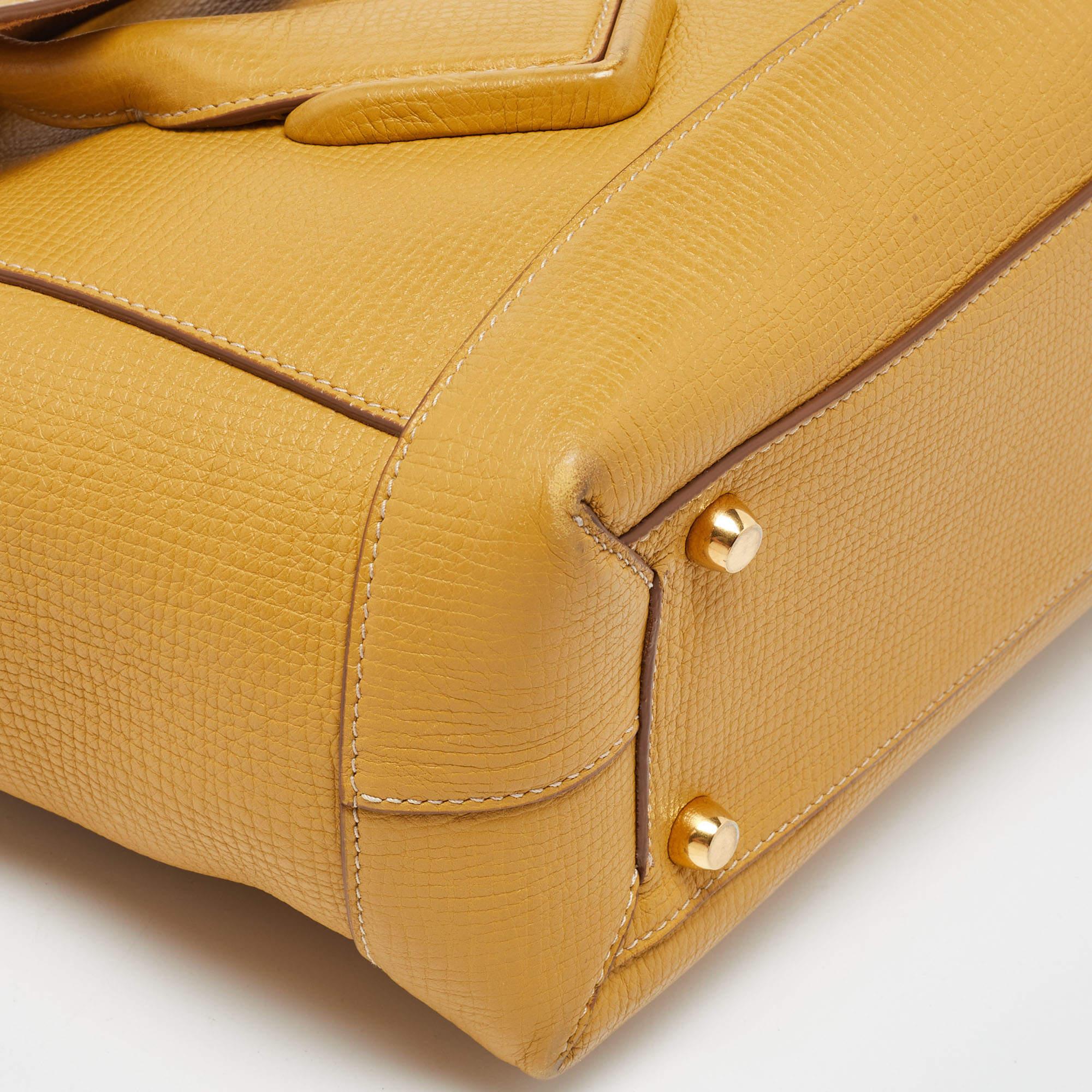 Bottega Veneta Mustard Leather Arco Tote 2