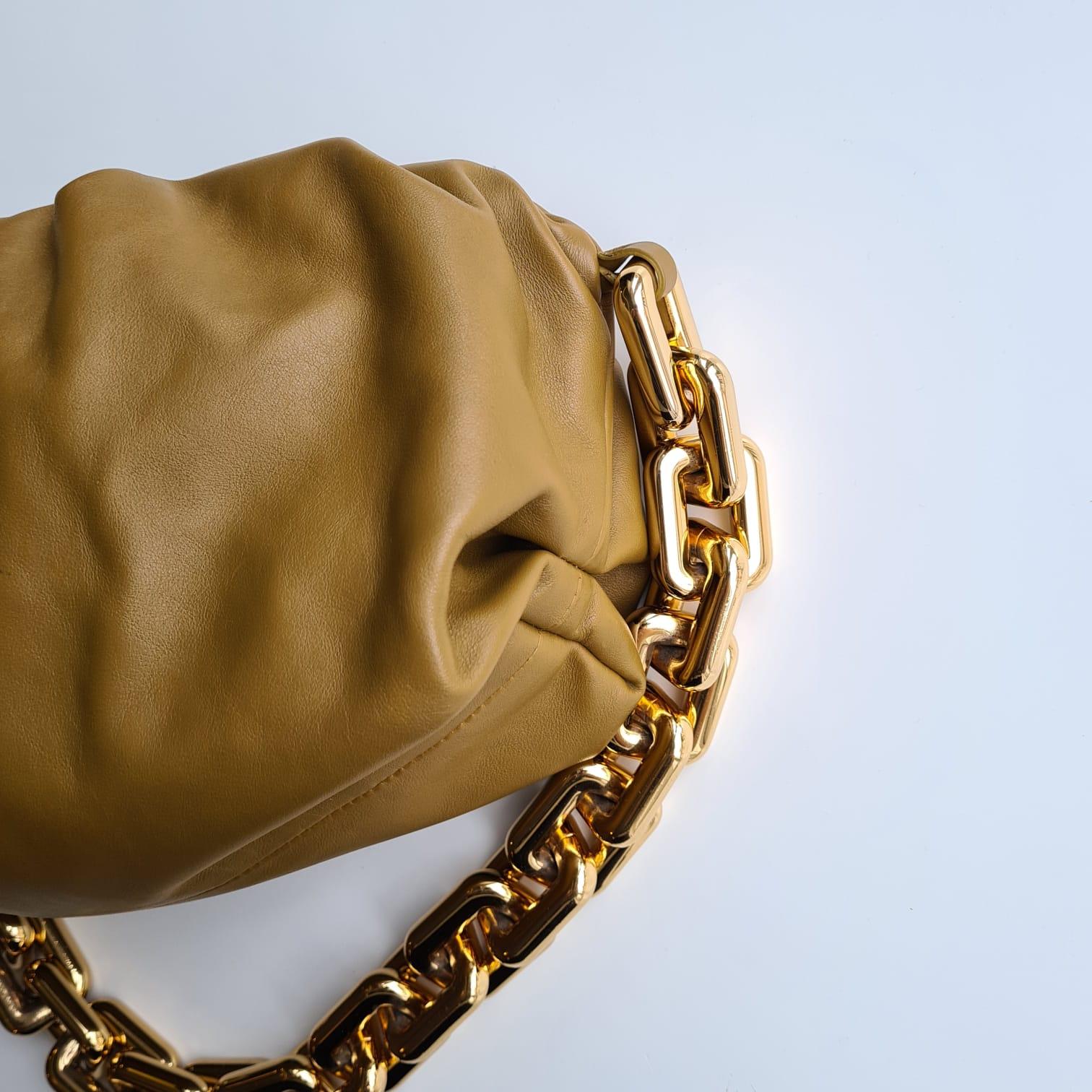 BOTTEGA VENETA Napa Chain Pouch Bag. New. Comes with dust bag. 