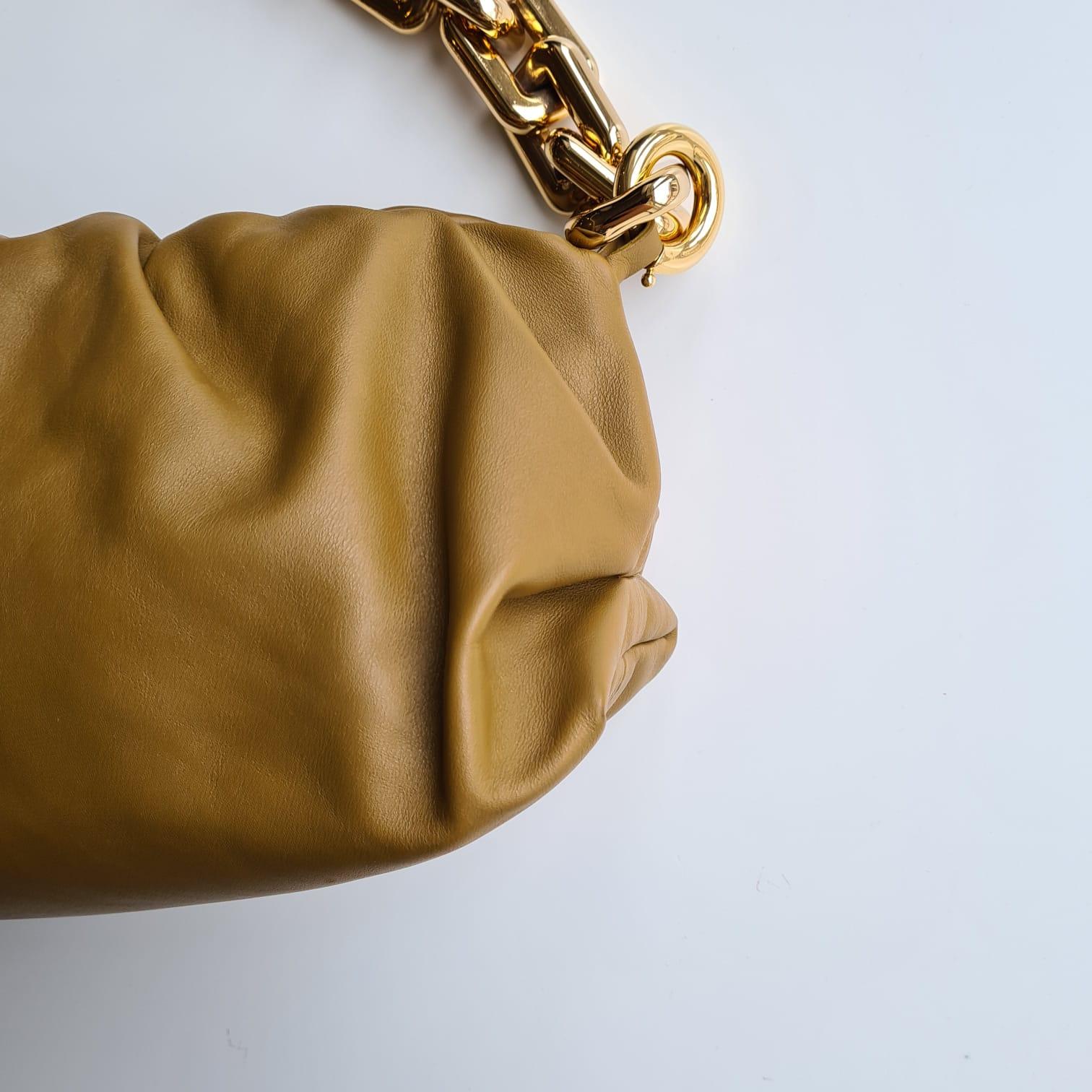 BOTTEGA VENETA Napa Chain Pouch Bag For Sale 1