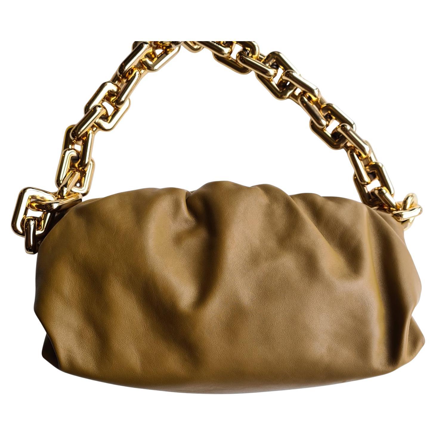BOTTEGA VENETA Napa Chain Pouch Bag For Sale