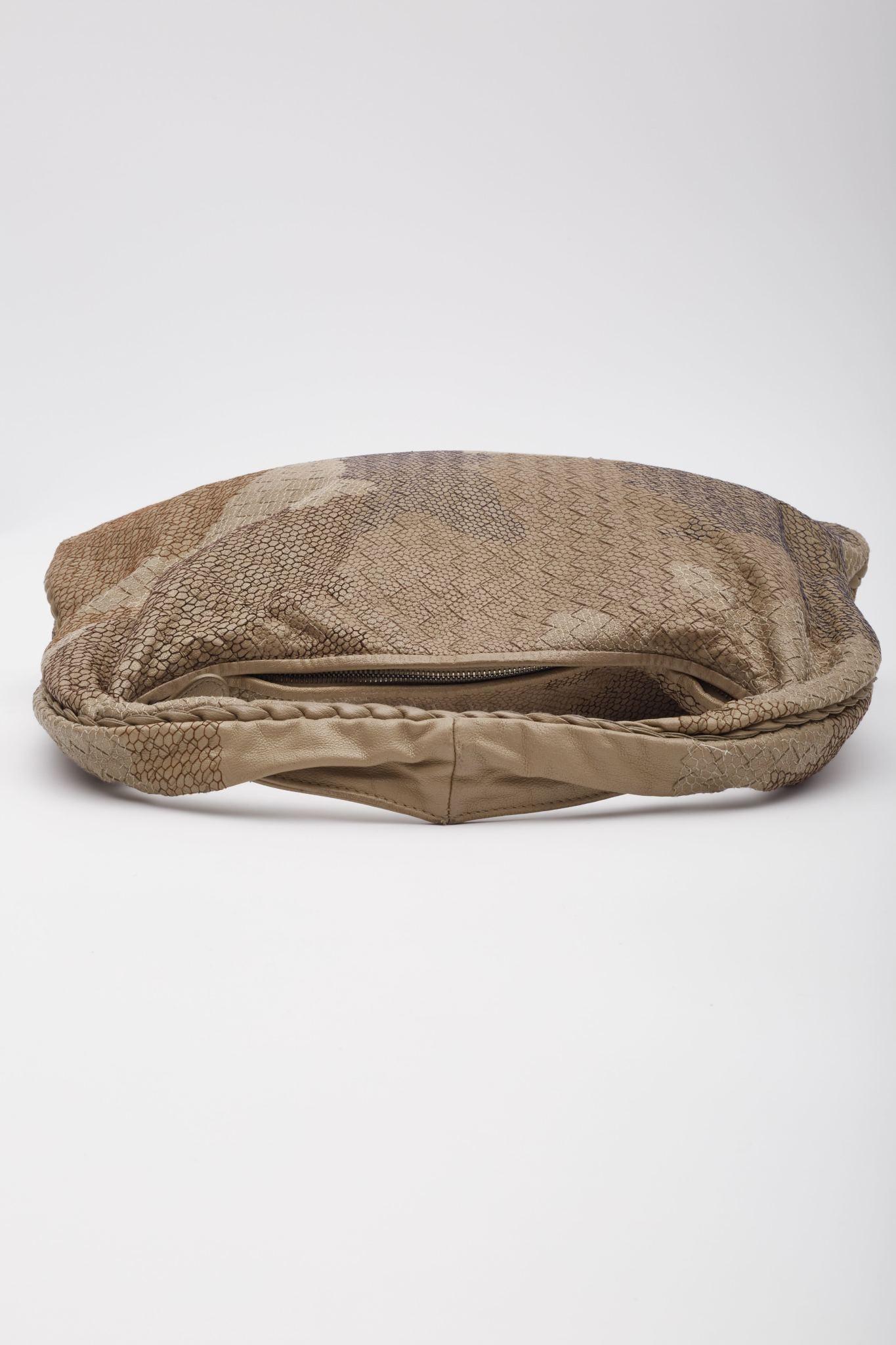 Women's Bottega Veneta Nappa Intrecciato Embroidered Maxi Hobo Bag For Sale