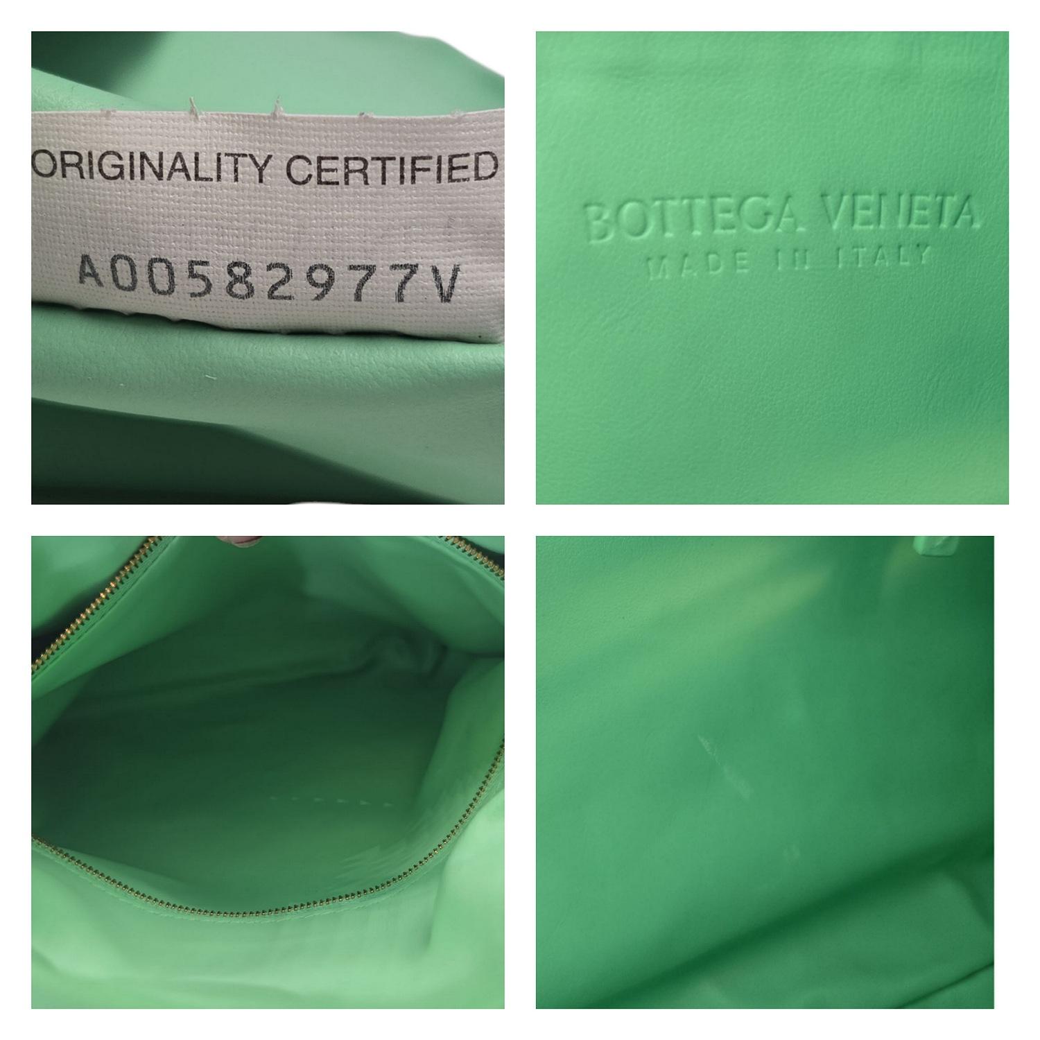 Bottega Veneta Nappa Intrecciato Small Hop Hobo Green For Sale 1