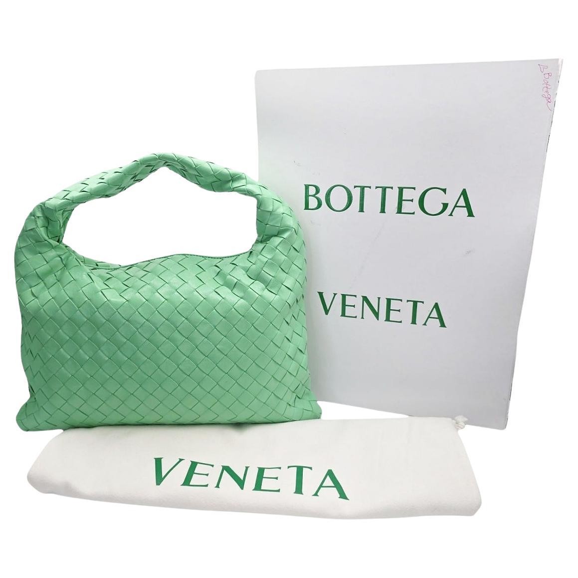 Bottega Veneta Nappa Intrecciato Small Hop Hobo Green For Sale