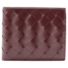 Bottega Veneta Nappa Maxi Intrecciato Bi-Fold Wallet Barolo