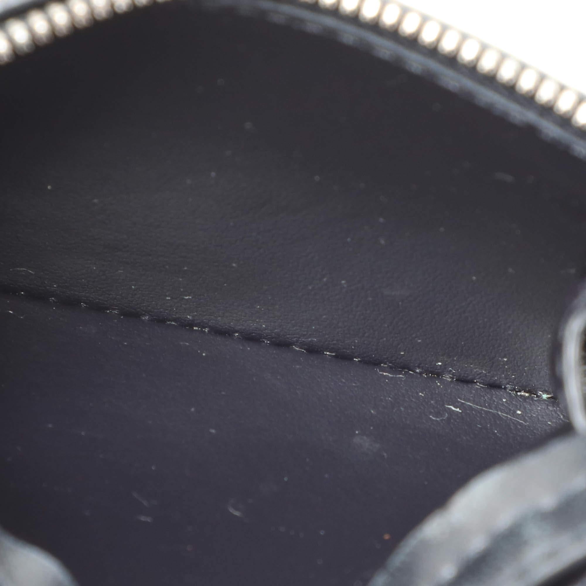 Black Bottega Veneta Navy Blue Leather Intrecciato Card Holder For Sale