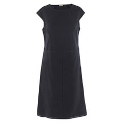 Bottega Veneta Navy Fitted Shift Dress US 6