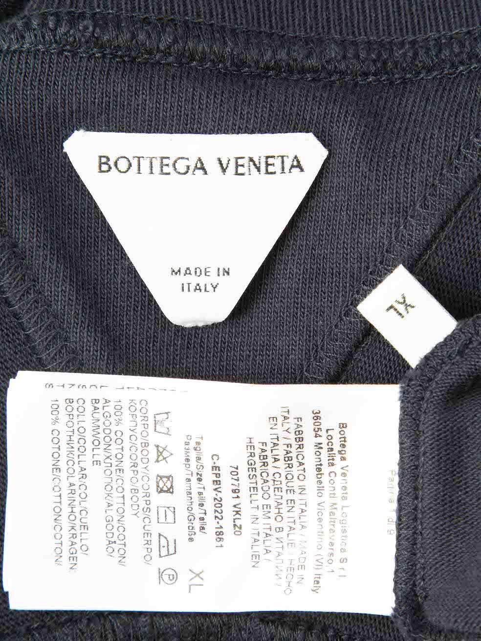 Women's Bottega Veneta Navy Oversized T-Shirt Size XL For Sale