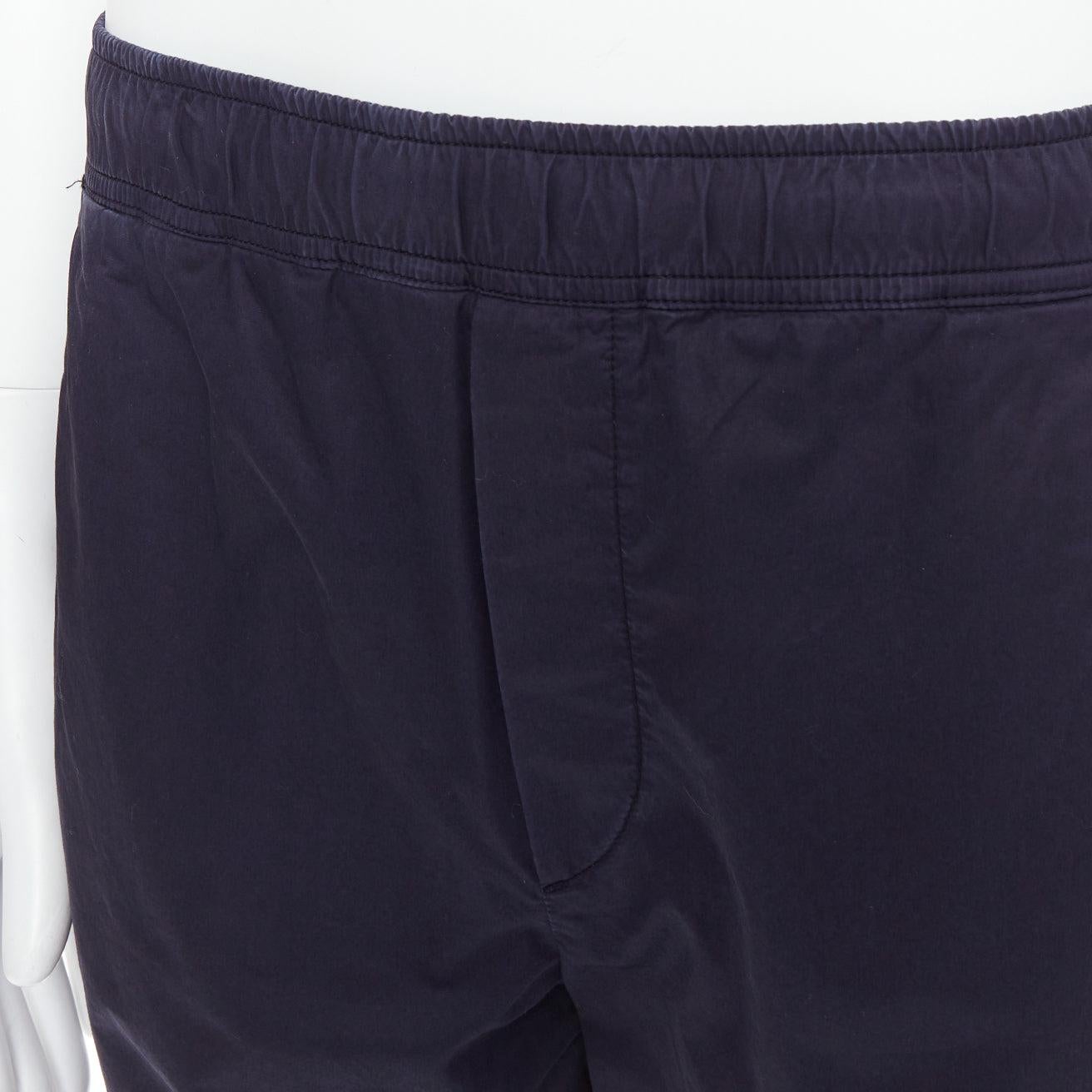 BOTTEGA VENETA navy washed cotton pocketed casual shorts IT46 S For Sale 2
