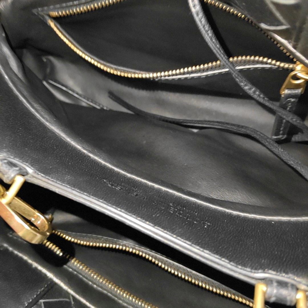 Bottega Veneta New Roma Mini Handbag Intrecciato Nappa Leather Black Mini 25cm For Sale 7