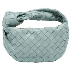 Bottega Veneta New Sauge Intrecciato Leather Mini Jodie Hobo