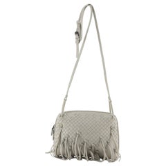 Bottega Veneta Nodini Crossbody Bag Fringe Intrecciato Nappa Small