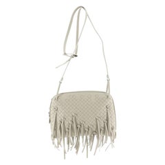 Bottega Veneta Nodini Crossbody Bag Fringe Intrecciato Nappa Small 