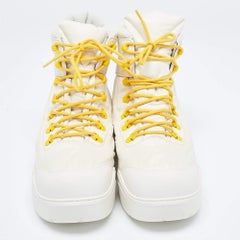 Bottega Veneta Nylon Puddle Bomber Boots Size 42