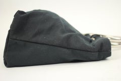 Bottega Veneta Nylon Ring 67bva701 Black Satchel