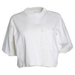 Bottega Veneta, col ras du cou en coton écru