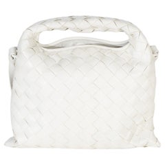 Bottega Veneta Off White Intrecciato Nappa Mini Hop Hobo