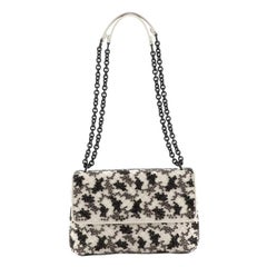 Bottega Veneta Olimpia Crossbody Bag Embroidered Intrecciato Nappa Small