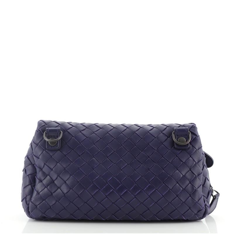 Bottega Veneta Olimpia Crossbody Bag Intrecciato Nappa Small In Good Condition In NY, NY
